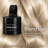 Poudre densifiante MAYCHEER teinte blond clair