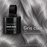 Poudre densifiante MAYCHEER teinte gris clair
