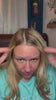 Application de MAYCHEER pour raviver le blond